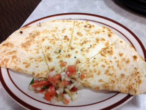 A cheese quesadilla makes an excellent snack, or even a meal