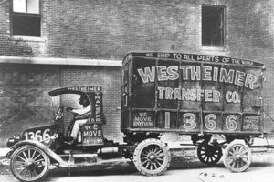 A Westheimer Transfer truck