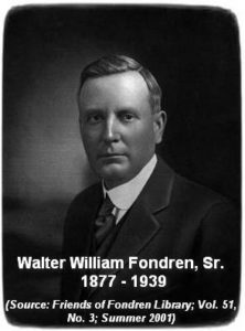 Walter William Fondren, Sr. (Find A Grave photo)